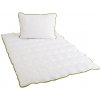 Textilomanie Celoročná prikrývka prešívaná 140x200 vankúš STELLA ALOE VERA 70x90 biela