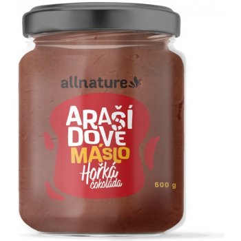 Allnature Arašídové máslo s hořkou čokoládou 500 g od 3,27 € - Heureka.sk