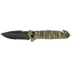 TB OUTDOOR CAC S200 FRENCH TEXTURED PA6 FV ARMY GREEN HANDLE SERRATED