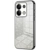 Gumený Glitter kryt Gradient na Xiaomi Redmi Note 13 - Čierna