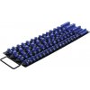 BGS 6871 Kolejnice pro nástrčné hlavice s 80 klipy pro hlavice 1/4 - 3/8 -1/2
