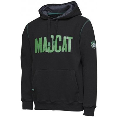 MADCAT Mikina Mega Logo Hoodie Black Caviar