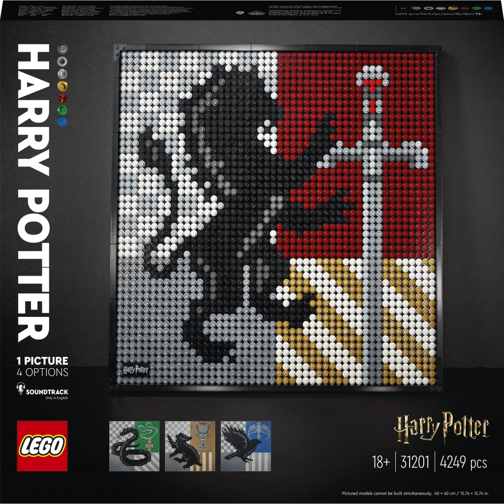 LEGO® Art 31201 Harry Potter™ Erby bradavických kolejí