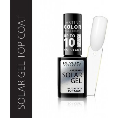 Revers Solar Gel Top Coat gelový krycí lak na nechty 12 ml