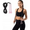 Švihadlo XTREXO Basic fialové s NASTAVITEĽNOU DĹŽKOU na TRÉNING KARDIO FITNESS