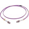 C2G 81750 LC/LC OM4 LSZH Fibre Patch - Patch, multirežim LC (M) do multirežim LC (M), 2m, fialový
