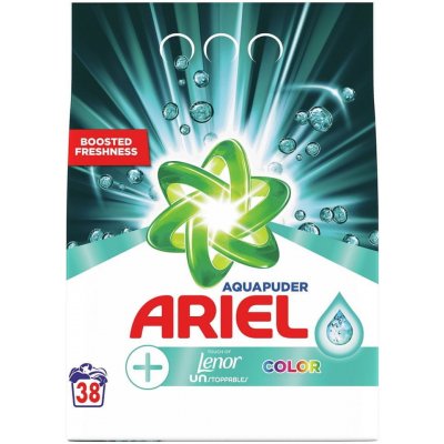 Ariel Aquapuder Touch of Lenor Color prací prášok na farebnú bielizeň 2,850 kg 38 PD