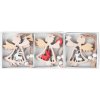 Ozdoba MagicHome Vianoce, anjel, závesná, bal. 9 ks, 5,5x7,5 cm