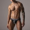 Jocksy Locker Gear LK0220 Massive Rude Jockstrap biele XXL, pánske jockstrapy so zipsom