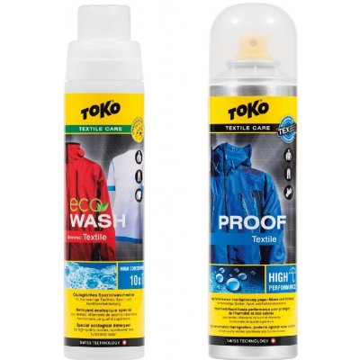 Duo pack TOKO textile proof 250ml/textile wash 250ml