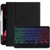 AppleKing puzdro s farebne podsvietenou klávesnicou a priestorom na Apple Pencil na iPad 10,9