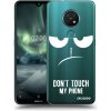Picasee silikónový prehľadný obal pre Nokia 7.2 - Nesiahajte mi na telefón