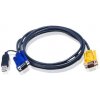 ATEN kabel pro KVM 3 v 1 / HD15-SVGA / USB / 5m / 2L-5205UP
