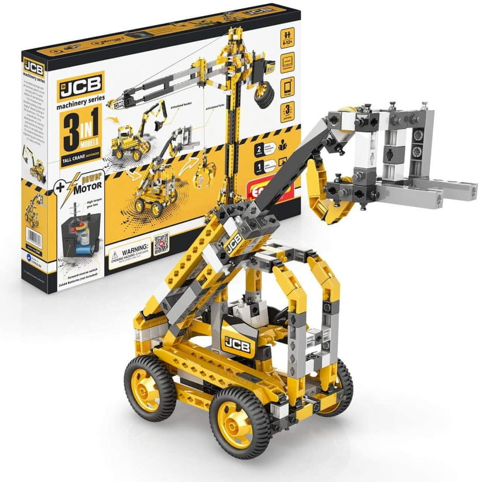 Engino JCB Vysoký žeriav - Motorizovaný set