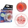 Yoyofactory LED Spinstar Clear Body/Red Print/Red Light one size