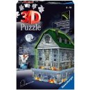 3D puzzle Ravensburger 3D puzzle svítící Strašidelný dům 216 ks