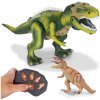 Diaľkovo ovládaný dinosaurus so svetelnými efektmi