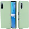 PROTEMIO 33812 RUBBER Gumený kryt Sony Xperia 10 III zelený