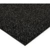 Čierna kobercová čistiaca zóna FLOMA Cleopatra Extra (Bfl-S1) - dĺžka 200 cm, šírka 200 cm, výška 0,9 cm