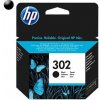 HP Cartridge HP 302 Black 3,5ml,na 190 strán,F6U66AE originálna