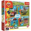 TREFL Puzzle Statočný požiarnik Sam 4v1 (35,48,54,70 dielikov)