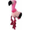 Dog Fantasy Silent Squeak plameniak 27 cm ružový