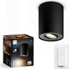 Philips | Philips - LED Stmievateľné bodové svietidlo Hue PILLAR 1xGU10/4,2W/230V + DO čierna | P6197
