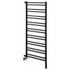 Sapho Sapho, METRO SPACE vykurovacie teleso 550x1430 mm, inštalácia v priestore, čierna mat, IR438B