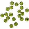 Pro Háčkování Shamballa korálek 10 mm zelený