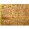 PVC gumený obrus šírka 140 cm RATAN pletený vzor HNEDÝ