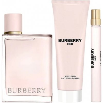Burberry Her, SET: Parfumovaná voda 100ml + Parfumovaná voda 10ml + Telové mlieko 75ml pre ženy