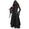 Devil Fashion šaty Black Vintage Gothic