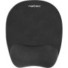 Natec Mousepad Ergonomic CHIPMUNK memory foam filling, black NPF-0784