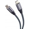 PremiumCord ku31ct15 USB 3.2 Gen 1 USB-C male - USB-C male, bavlněný oplet, 1,5m