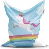 Sablio Sedací vak Jednorožec - 150x100 cm