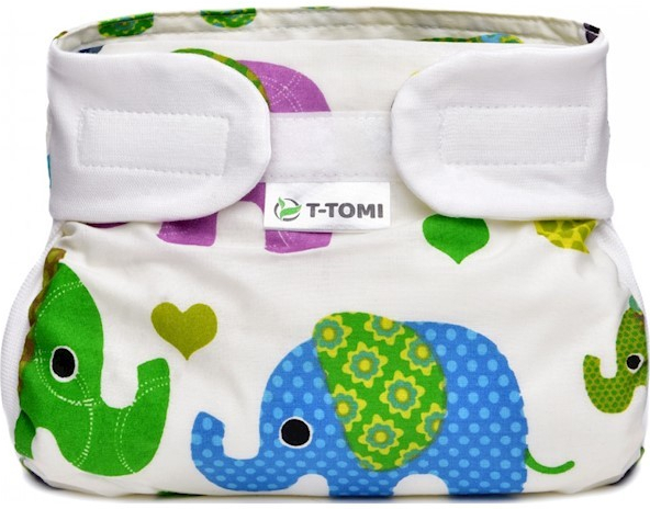 T-TOMI Ortopedické abdukčné nohavičky 3-6 kg SZ green elephants