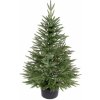Umelý vianočný stromček Smrek Nordic 3D v kvetináči 80 cm