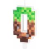 Party Pal Sviečka minecraft 7cm číslo 0