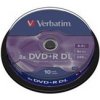 Verbatim VERBATIM DVD+R DL AZO 8,5GB, 8x, spindle 10 ks