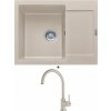 Franke MRG 611-62 sahara + Franke FC 6018.082 LINA sahara
