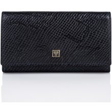 Paolo Peruzzi kožená dámska peňaženka čierna