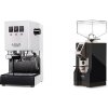 Gaggia New Classic EVO BC, white + Eureka Mignon Turbo, CR black