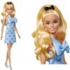 Mattel Barbie modelka šaty s modrými mašlami