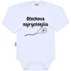 Body s potlačou New Baby Oteckova najrýchlejšia 86 (12-18m)