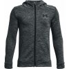 Chlapčenská mikina Under Armour, ARMOUR FLEECE tmavo sivá,čierna, S