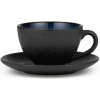 Hrnek Bitz Šálek s podšálkem Black/Dark Blue (821343)