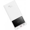 Baseus – Star-Lord power banka 2x USB, Type-C, Micro-USB, 22.5W, 20000mAh, kábel Type-C, 3A, 30cm – biela