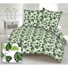 Didatex MONSTERA LIST krepové obliečky DeLuxe Rozmer obliečok: 140x200 cm, Obsah balenia: Set Balenie