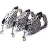 Nobleza samonavíjacie vodítko so zvieracím vzorom Zebra (3m)