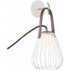 Klausen Klausen 101021 - Nástenná lampa MEMORY 1xG9/4W/230V biela/hnedá KS0150 + záruka 3 roky zadarmo + záruka 3 roky zadarmo